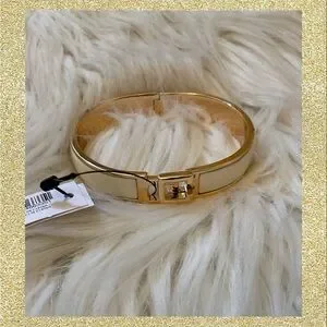 Chico's Jewelry Chicos Click Ecru Bangle Bracelet Nwt Size Ml